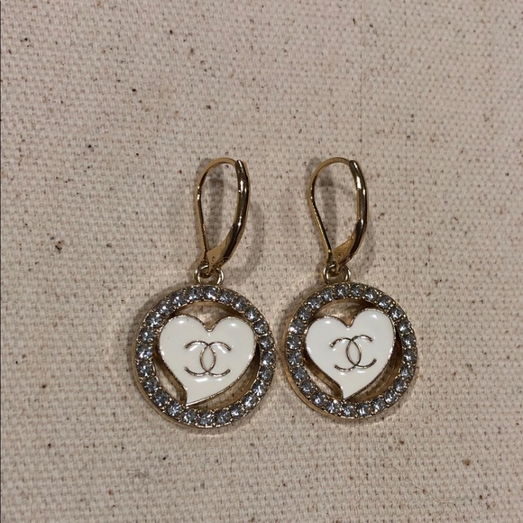 Gold and White Crystal Charms - Picture 1 of 7